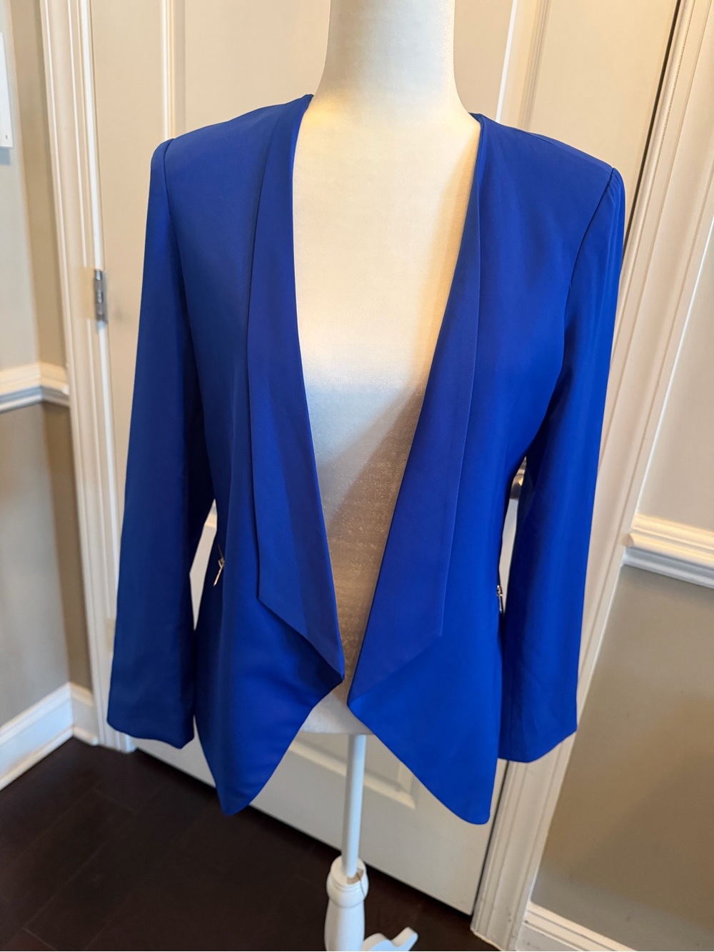 Jealous Tomato Royal Blue Open-Front Blazer